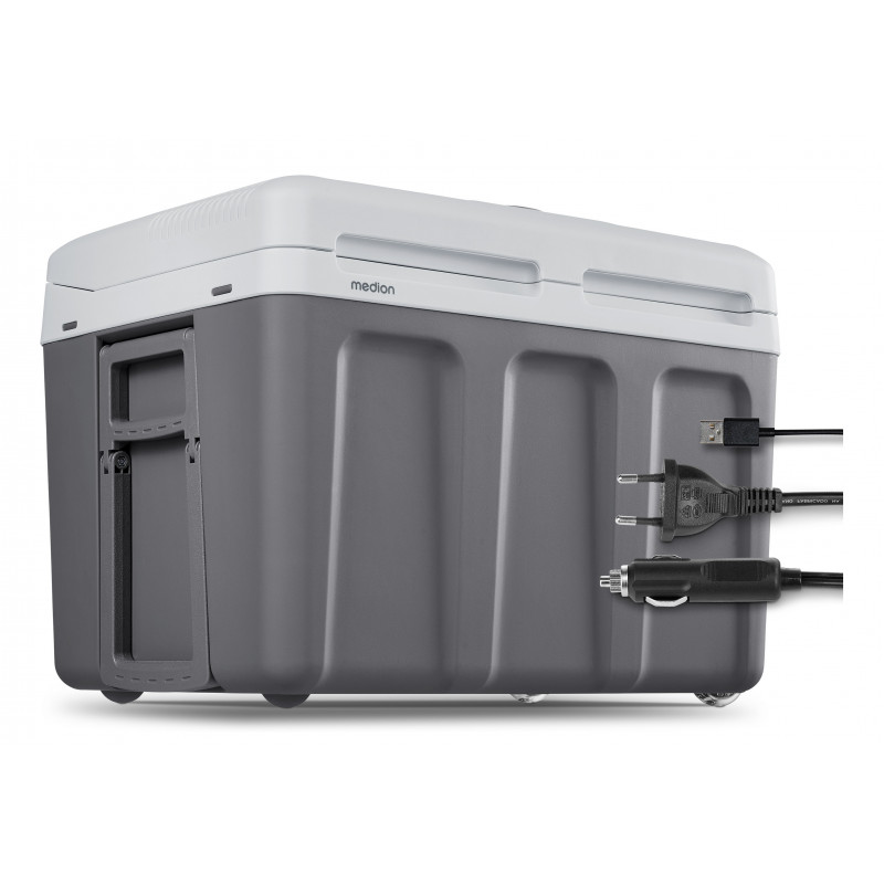 MEDION MD13102 TC45 Thermoelektrische Kühlbox 40L Grau - Kühlen & Wärmen, 12V/220-240V/5V USB 50078386