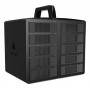 ICY BOX IB-3710-C31 10-Bay USB 3.2 Gen 2 JBOD Gehäuse für 2,5 Zoll/3,5 Zoll SATA HDD/SSD, Single Mode, USB-C zu C Kabel, 200 W Netzteil, Schwarz