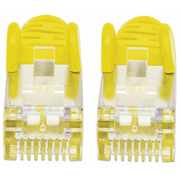 Intellinet High Performance Cat.7 SFTP Netzwerk-Patchkabel, 15 m, RJ-45 Stecker an RJ-45 Stecker, Gelb, Halogenfrei, Snagless 741125