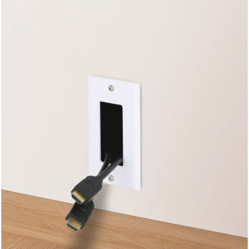 MANHATTAN CL3 4K@60Hz High-Speed-HDMI-Kabel mit Ethernet, 8 m, In-Wall-zugelassen, HDR, vergoldet, doppelt geschirmt, Schwarz (356985)