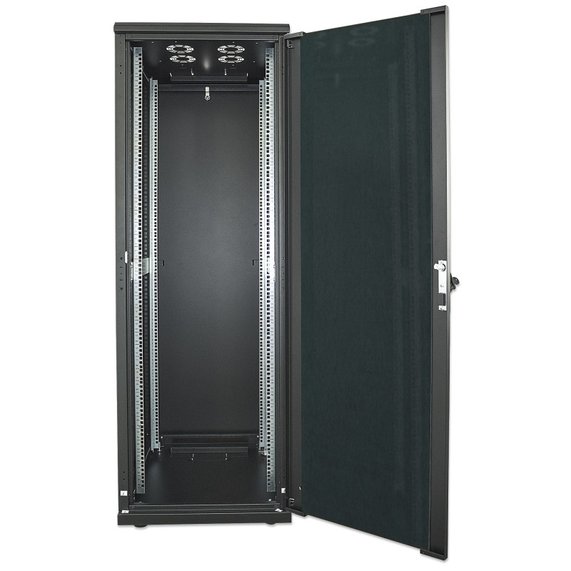 Intellinet Wandgehäuse 22U 19 inch Schwarz RAL 9005, 600x600x1080 mm 713603