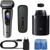 Braun NEVO 17000cc Elektrorasierer mit Clean&Charge Station, 5 Modi, 360°-Scherkopf, Chrom/Silber 349659