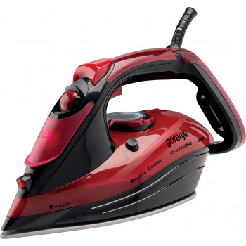 Gorenje SIH2800BF Dampfbügeleisen 2800 W Keramik-Bügelsohle Rot