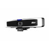 AVer VB130 4K USB Video-Soundbar mit intelligenter Beleuchtung, 4x Digitalzoom, 120° Sichtfeld, KI-Auto-Tracking, Beamforming-Mikrofon, 10W-Lautsprecher, PoE+