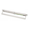 LogiLink 19 Zoll Keystone Patch Panel, 24 Port, geschirmt, Lichtgrau (RAL7035), 1U, für bis zu 24 Keystone-Module, 1 Stk. (NK4073)