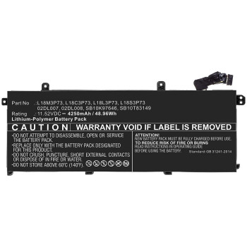 CoreParts MBXLE-BA0257 Li-Ion Laptop-Akku für Lenovo ThinkPad T440/T450/T460/X240/X250/X260 (11,1V, 2200mAh, 24Wh, 3-Zellen, Schwarz)