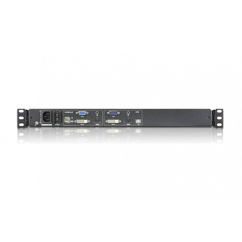 ATEN CL6700MW 1U 17 inch Full HD LCD KVM-Konsole mit italienischer Tastatur, DVI, USB CL6700MW-AT-XG-2XK06ITG