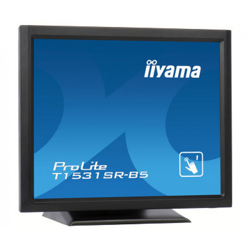 Iiyama ProLite T1531SR-B5 15 inch Touchscreen LED-Monitor - 1024 x 768, TN, HDMI/VGA/DisplayPort, Lautsprecher, Mattschwarz