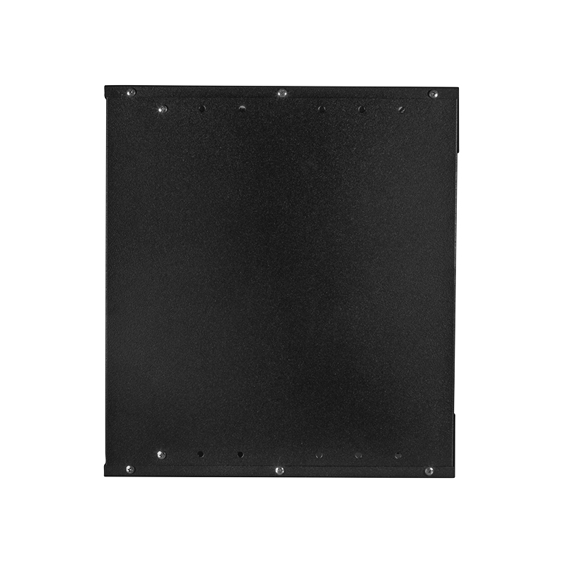 LogiLink 19-Zoll-Wandgehäuse ECO 9U, 550mm Tiefe, Glastür, Schwarz RAL 9005, vormontiert W09C55B