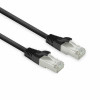 ACT FB8130 CAT8 U/FTP LSZH Slimline Patchkabel 0,15m Schwarz