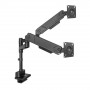 ACT AC8330 Dual-Monitorarm Gasfeder-Säulenhalterung für 2 Bildschirme bis 32 inch