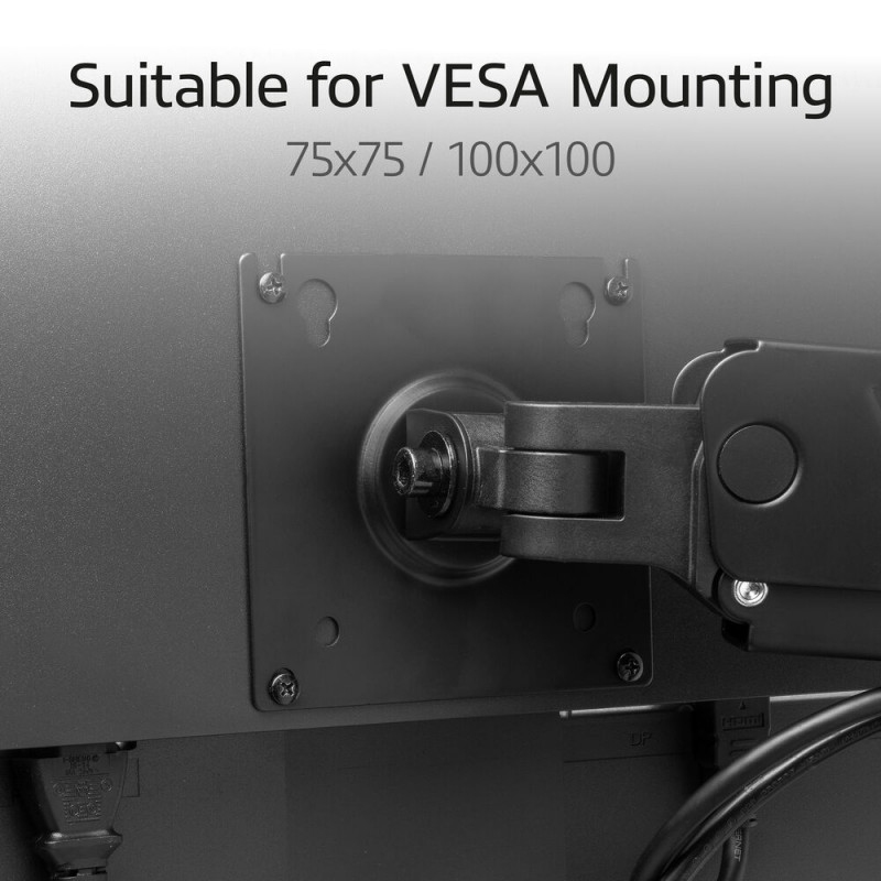 ACT AC8330 Dual-Monitorarm Gasfeder-Säulenhalterung für 2 Bildschirme bis 32 inch