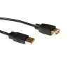 ACT USB 2.0 Verlängerungskabel USB-A Stecker auf USB-A Buchse 3 m Schwarz SB2230