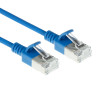 ACT Blaues 5m LSZH S/FTP CAT6A Slimline Patchkabel mit Rastnasenschutz RJ45 (DB7605)