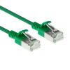 ACT Green 0,5m LSZH S/FTP CAT6A Slimline Patchkabel Snagless RJ45 (DB7700)