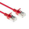 ACT Rot 2m LSZH S/FTP CAT6A Slimline Patchkabel Snagless RJ45 (DB7502)