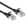 ACT Schwarz 5m LSZH S/FTP CAT7 Slimline Patchkabel Snagless mit RJ45 Steckern (DF7905)