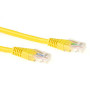 ACT Gelb 1,5m LSZH U/UTP CAT6 Patchkabel mit RJ45 Steckern IB9851