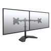 ACT AC8363 Dual-Monitor-Tischhalterung für 2 Bildschirme bis 32 inch - Klemme & Tülle Montage, VESA 75/100, 8kg pro Arm, Schwarz