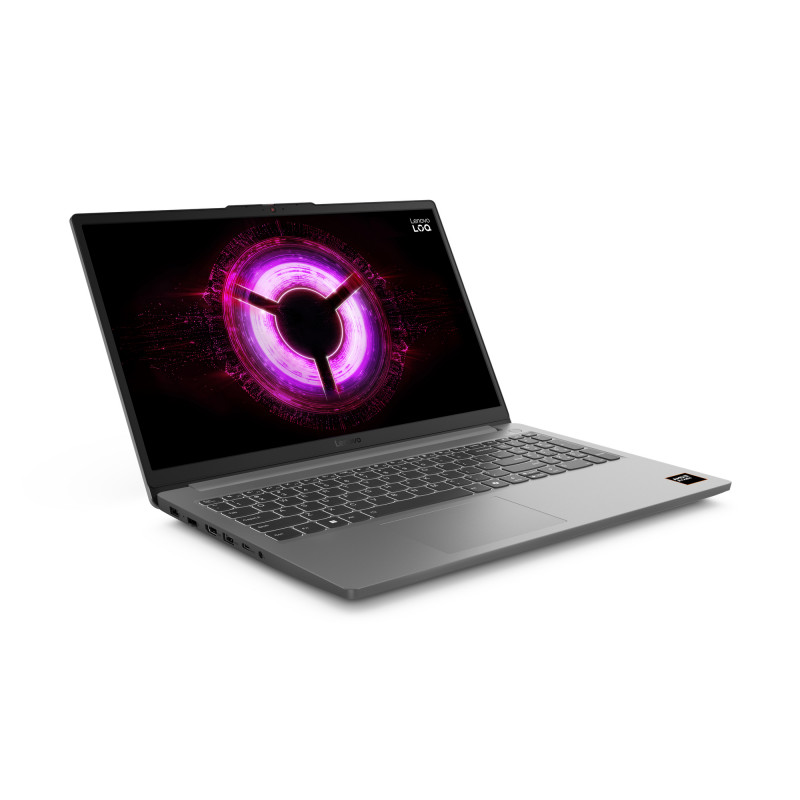 Lenovo LOQ 15ARP10E 83S000C7GE Laptop, 15,6 Zoll Full HD IPS 144Hz, AMD Ryzen 5 150, 16GB DDR5, 512GB SSD, GeForce RTX 3050 6GB, Windows 11 Home, deutsche Tastatur