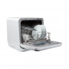 MEDION DWT20 (MD37763) Freistehender Kompakt-Geschirrspüler, 6 Maßgedecke, 42 cm Breite, Energieklasse D, Weiß