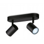 WiZ IMAGEO Spots Deckenleuchte Tunable White 2x5W Schwarz Einzelpack