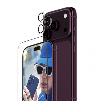 PanzerGlass Essentials 2-in-1 Displayschutz und Kameralinsenschutz für iPhone 18 Pro