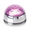 Lenco TTA-080SI Plattenstabilisator mit RGB-Discolicht, 250 g, Silber