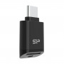Silicon Power C200 USB-C 3.2 microSD Kartenleser - Schwarz
