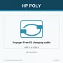 HP Poly Voyager Free 60 USB-C-auf-USB-A-Ladekabel