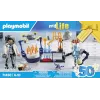 Playmobil 71450 My Life: Forscher mit Robotern – Wissenschaftsparty im Labor mit Transportdrohne und Robotern – lustiges, fantasievolles Rollenspiel-Arti