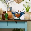LEGO Icons Kingfisher Vogel-Set Modellbau-Set für Erwachsene mit Wasser-Setting und Ausstellungsständer, tolles Wohn- und Büro-Dekor für den Schreibtisch, Valentinstag