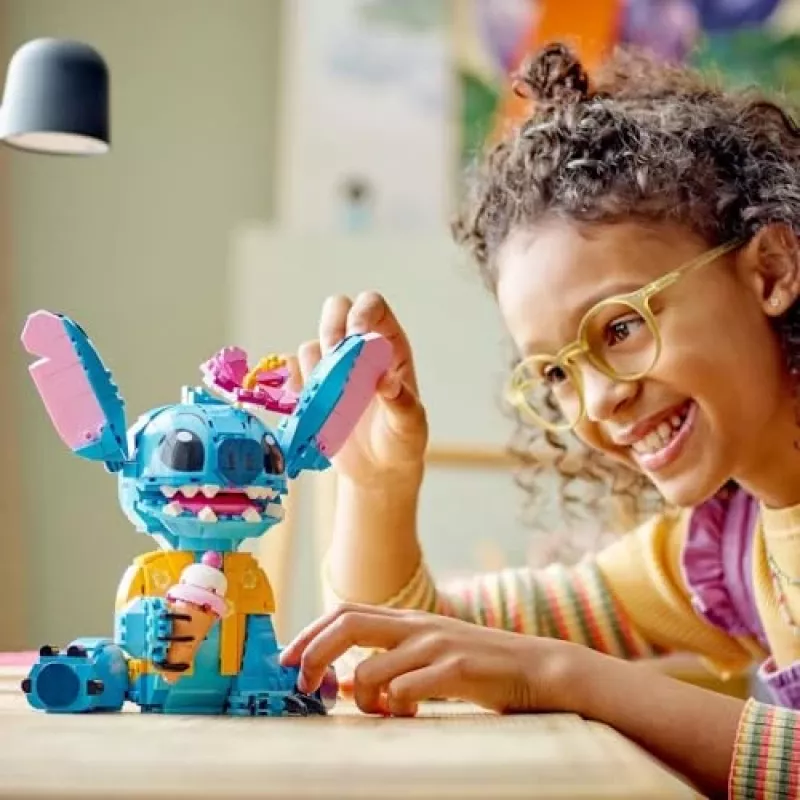 LEGO | Disney Stitch baubares Kinderspielzeug-Set mit Eiscreme 43249