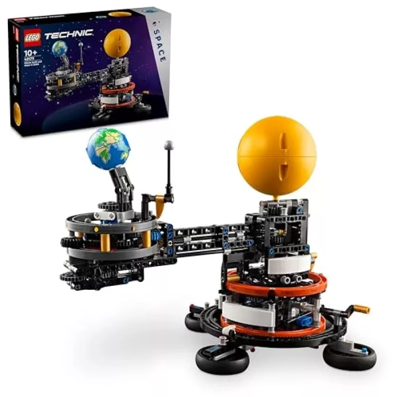 LEGO Technic Pianeta Terra e Luna in Orbita Giochi Spaziali per Bambini e Bambine da 10 Anni in su Sistema Solare Giocattolo da Costruire con Pianet