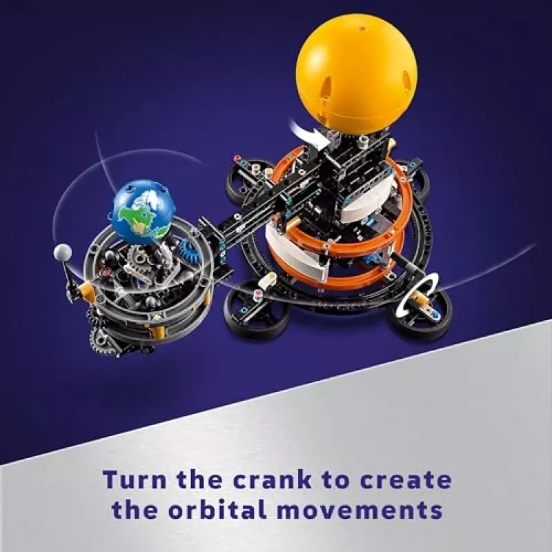 LEGO Technic Pianeta Terra e Luna in Orbita Giochi Spaziali per Bambini e Bambine da 10 Anni in su Sistema Solare Giocattolo da Costruire con Pianet