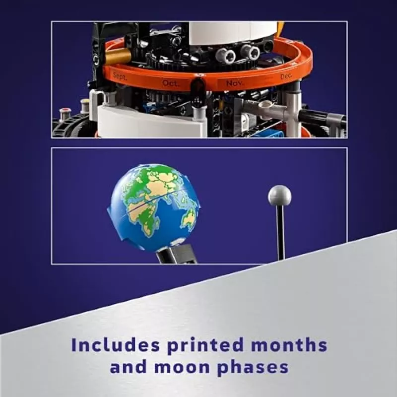 LEGO Technic Pianeta Terra e Luna in Orbita Giochi Spaziali per Bambini e Bambine da 10 Anni in su Sistema Solare Giocattolo da Costruire con Pianet