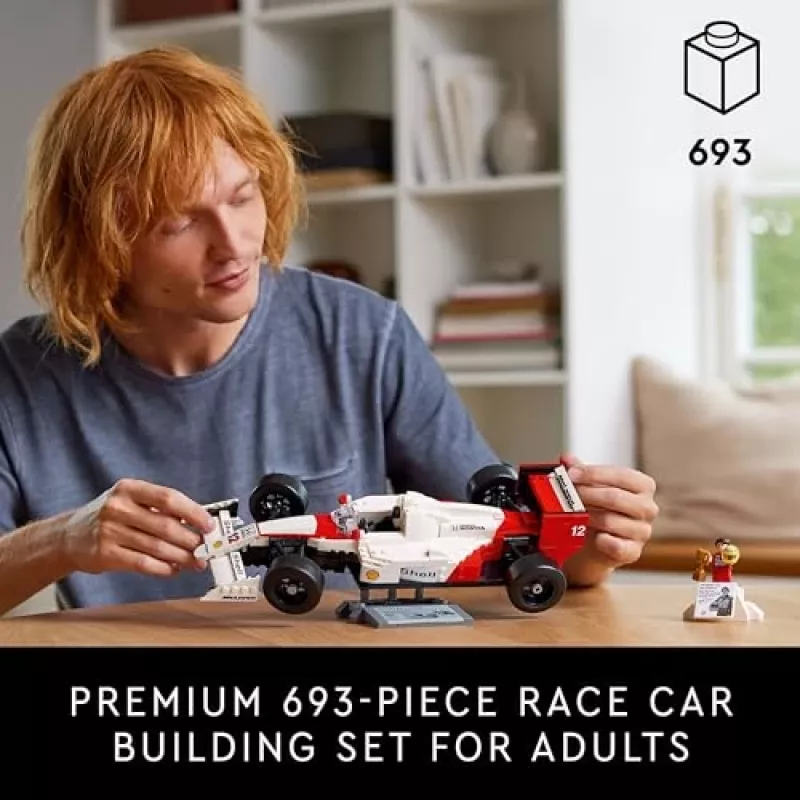 LEGO Set McLaren MP4/4 Ayrton Senna 10330 — LEGO ICONS Modell im Maßstab