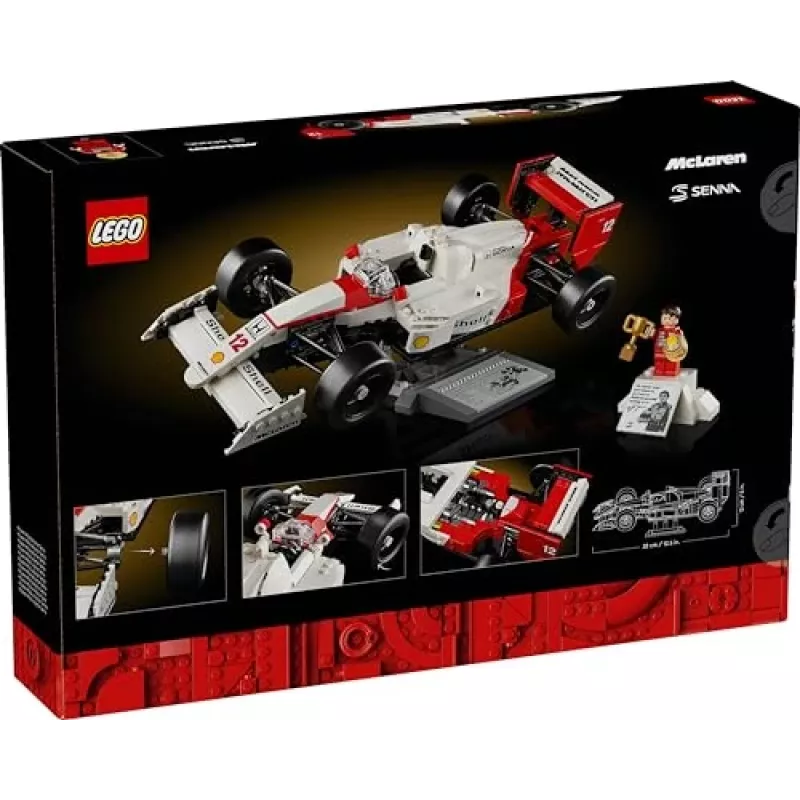 LEGO Set McLaren MP4/4 Ayrton Senna 10330 — LEGO ICONS Modell im Maßstab