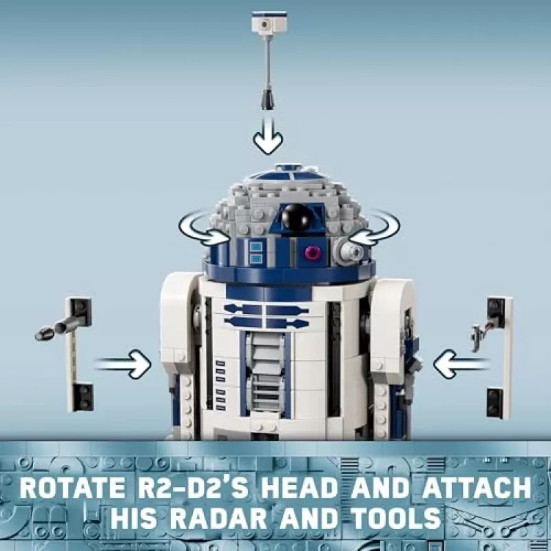 LEGO baubarer Droide R2-D2 Set 75379 — 1.050 Teile, 10+ Jahre, 160×110×240 mm, 0,24 kg