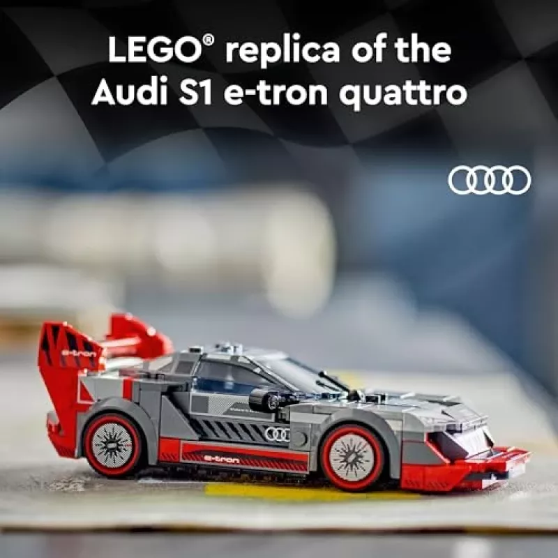 Lego Speed Champions 76921 Audi S1 E-Tron Quattro Rennwagen-Bauset