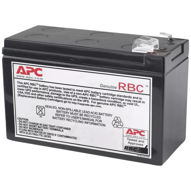 APC Batterieaustauschkartusche APCRBC110 (OEM), Blei-Säure versiegelt (VRLA), 1 Stk., 84 VAh, Schwarz, RoHS, 2,5 kg
