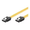 Goobay 95021 S-ATA-Datenkabel für HDD SDD 6 Gbits SATA L-Typ Stecker auf SATA L-Typ Stecker Länge 50 cm Gerader Stecker