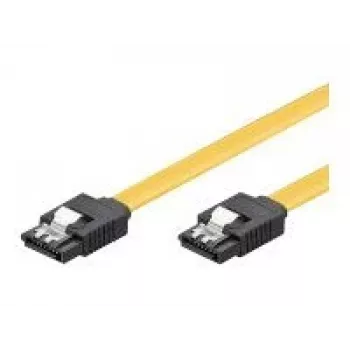 Goobay 95021 S-ATA-Datenkabel für HDD SDD 6 Gbits SATA L-Typ Stecker auf SATA L-Typ Stecker Länge 50 cm Gerader Stecker