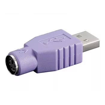Microconnect USBA-M/PS2-F Kabeladapter Violett