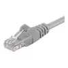 Wentronic Goobay CAT 6 Patchkabel, U/UTP, Grau, 5 m - CCA Kupfergemisch (68419)