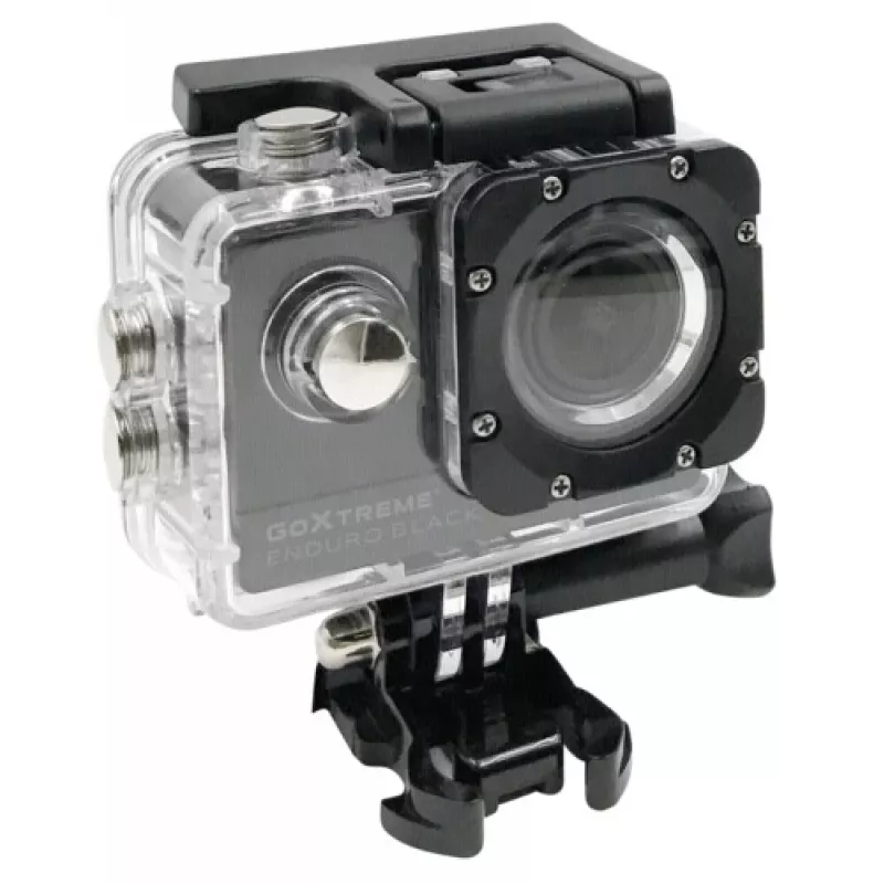 Easypix GoXtreme Enduro Schwarz - Action-Kamera - montierbar - 4K / 30 fps - 8,0 MPix - Wi-Fi - bis 30 m wasserdicht - Schwarz