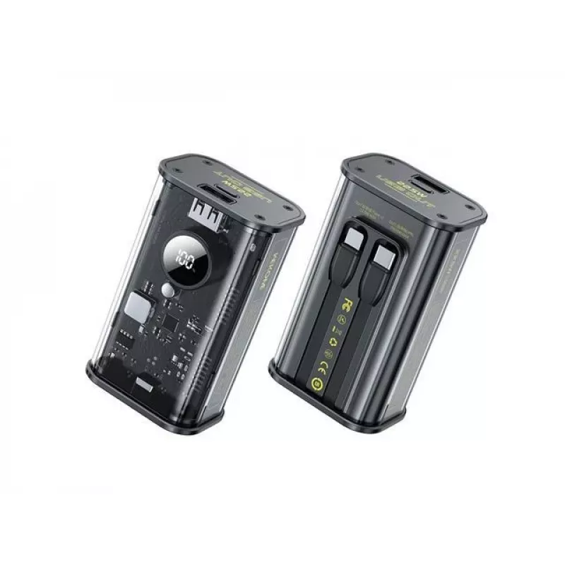 Powerbank WK-WP-345_Schwarz, 1000 mAh Schnellladung