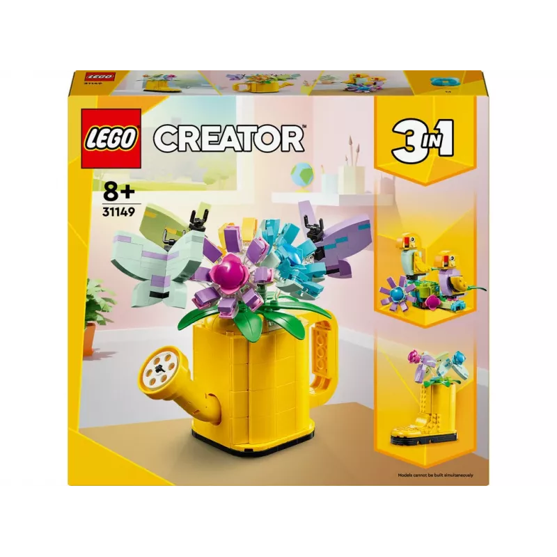 LEGO Creator Blume in Gießkanne 31149 — baubares Blumenmodell, 420 Teile, 120×150×130 mm