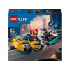 Konstruktionsspielzeug LEGO 60400 City Go-Karts mit Rennfahrern – Spielset mit Minifiguren und Fahrzeugen