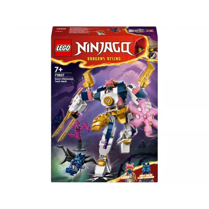 LEGO NINJAGO 71807 Soras Elemental Tech Mech Rising Baukasten